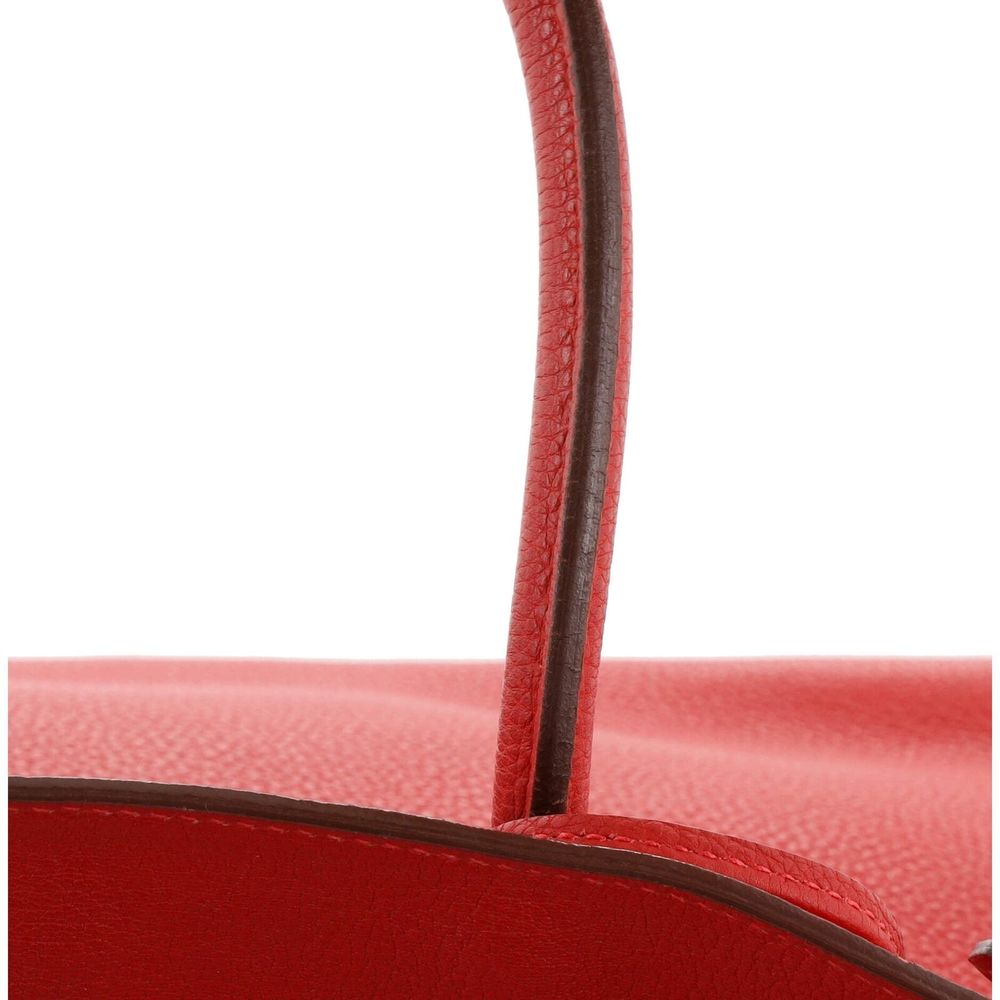 Hermes Birkin Handbag Rouge Vif Togo #78163H12B - Picture 10 of 13